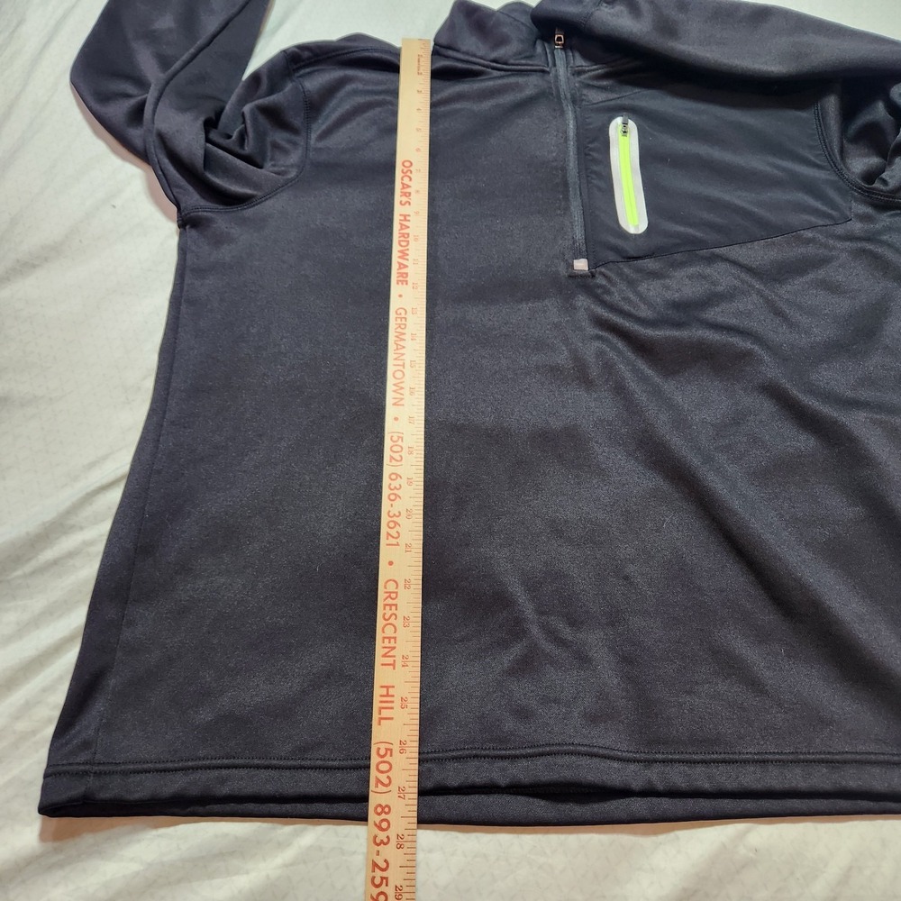 Mens Fila Sport Live in Motion 1/4 Zip Black Pullover - Size 2XL - Picture 8 of 11